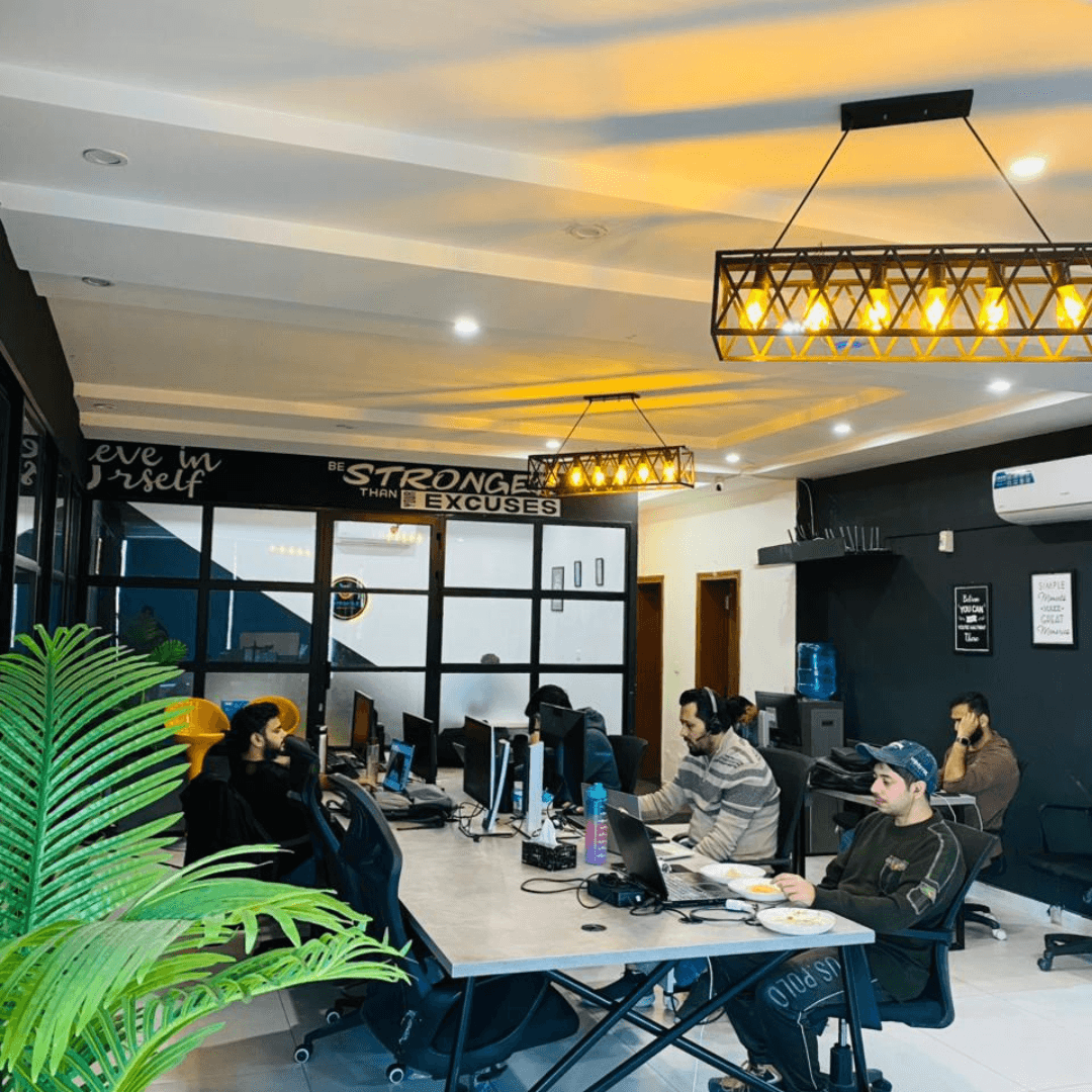 Open coworking floor